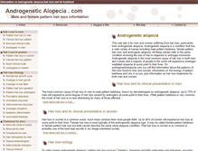 Tablet Screenshot of androgeneticalopecia.com